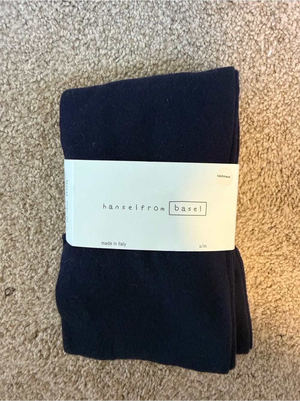 Hansel from Basel Women’s Cashmere Opaque Tights - Navy
